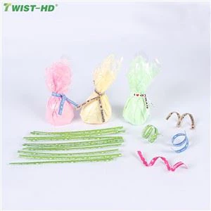 Крафт папирне заврталице за поклон за слаткише